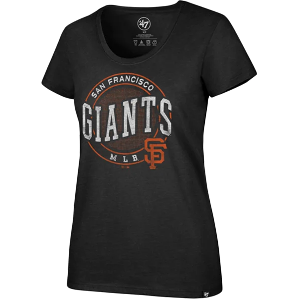 Women's SF Giants Club Scoop Neck Tee Limited Time Offer