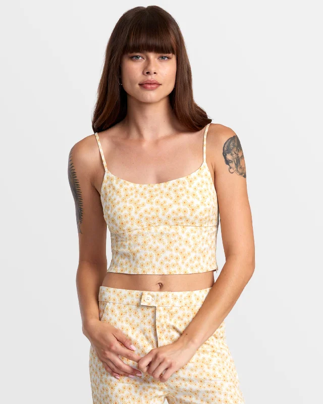 Whitney Fitted Crop Top - Latte Effortless Chic Apparel