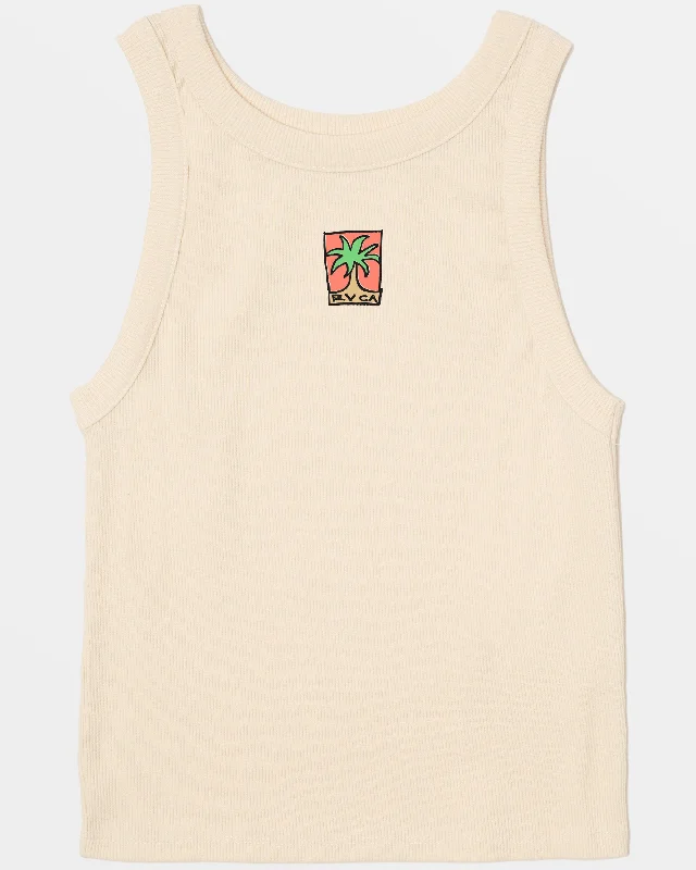 Wide Rib Tank Top - Cream Ends Soon