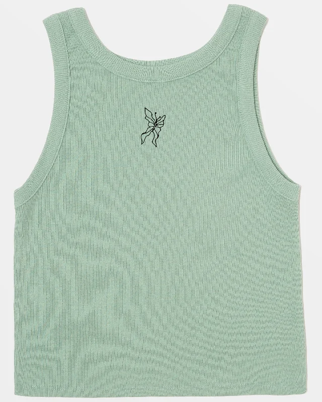 Wide Rib Tank Top - Green Haze Seasonal Picks