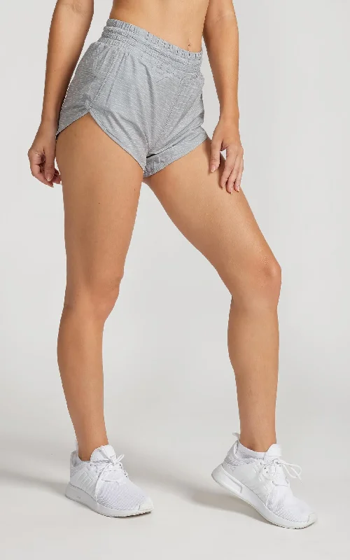 Women's Elevate Short 3" in Glacier Gray Evening Elegance