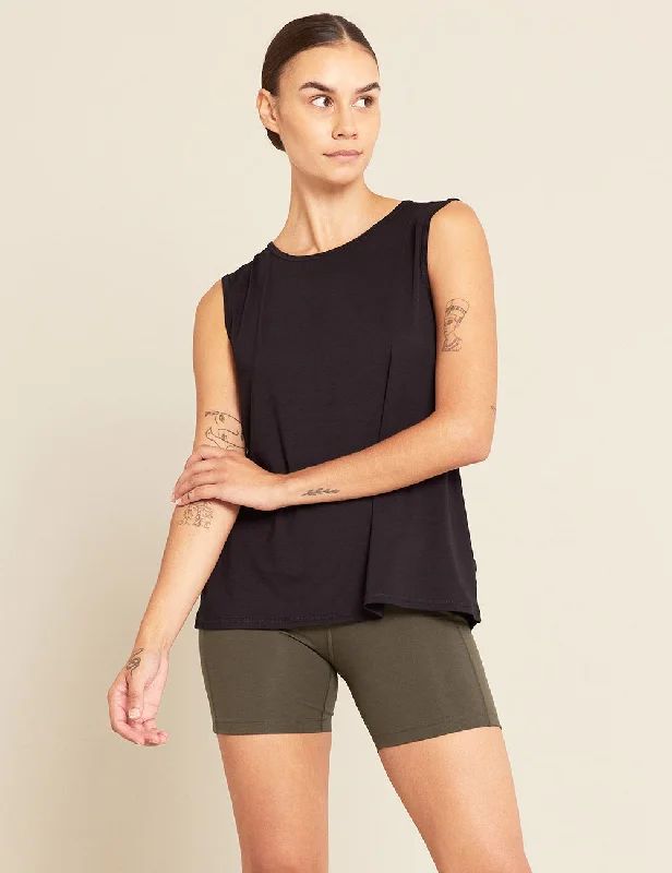 Women's Active Muscle Tank Top - Black Today Only