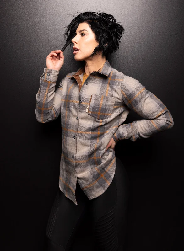 WOMEN'S FOREVER FLANNEL - TIMBER Stylish Looks