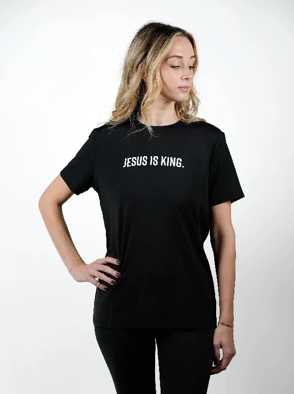 Women's Jesus Is King Performance Tee Fashion Forward Femininity