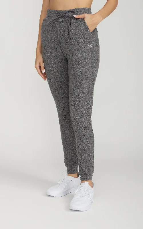 Premium High-Rise Jogger 29" in Charcoal Gray Luxury Comfort