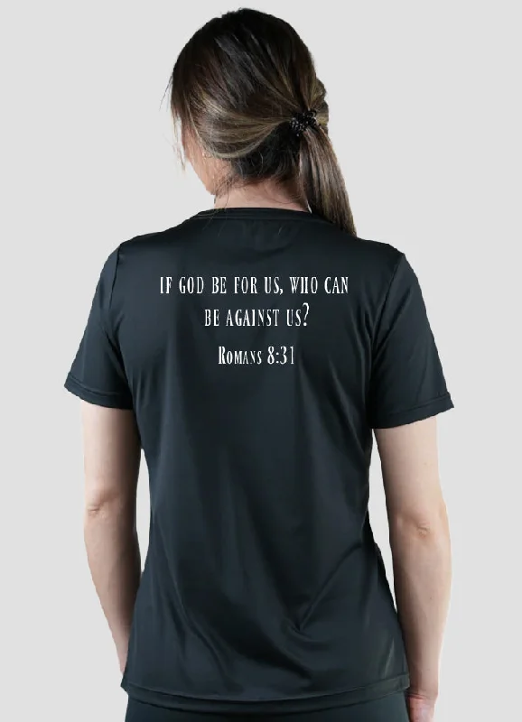 Women's Romans 8:31 Performance Tee Evening Elegance