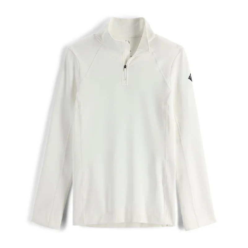 Womens Savona Half Zip - White (2022) Crazy Discounts, Hurry Up