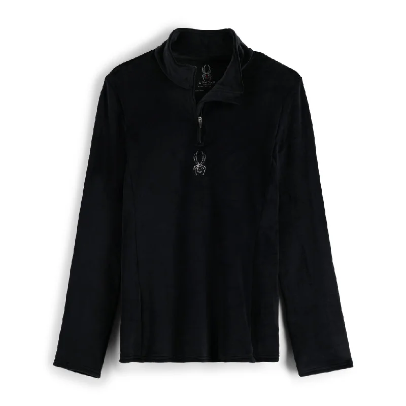 Womens Shimmer Bug Half Zip - Black (2022) Trend Setting Threads