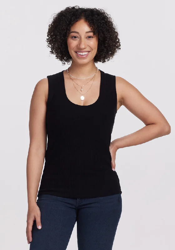 Sloane Ribbed Tank Lightweight Fabric