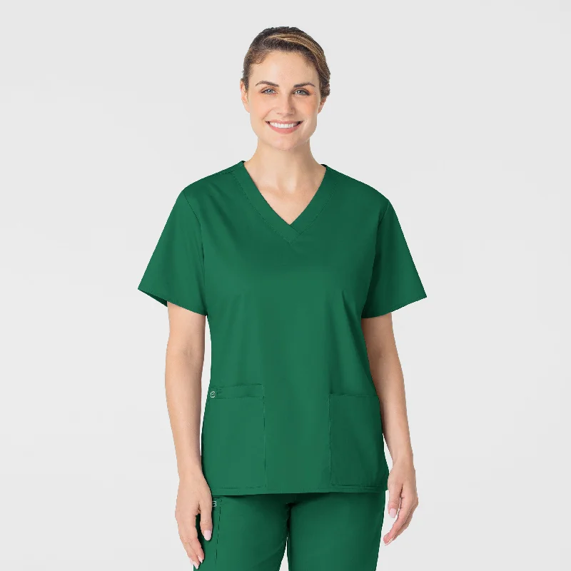 WonderWORK Women's V-Neck Scrub Top - Hunter Mother's Day Special