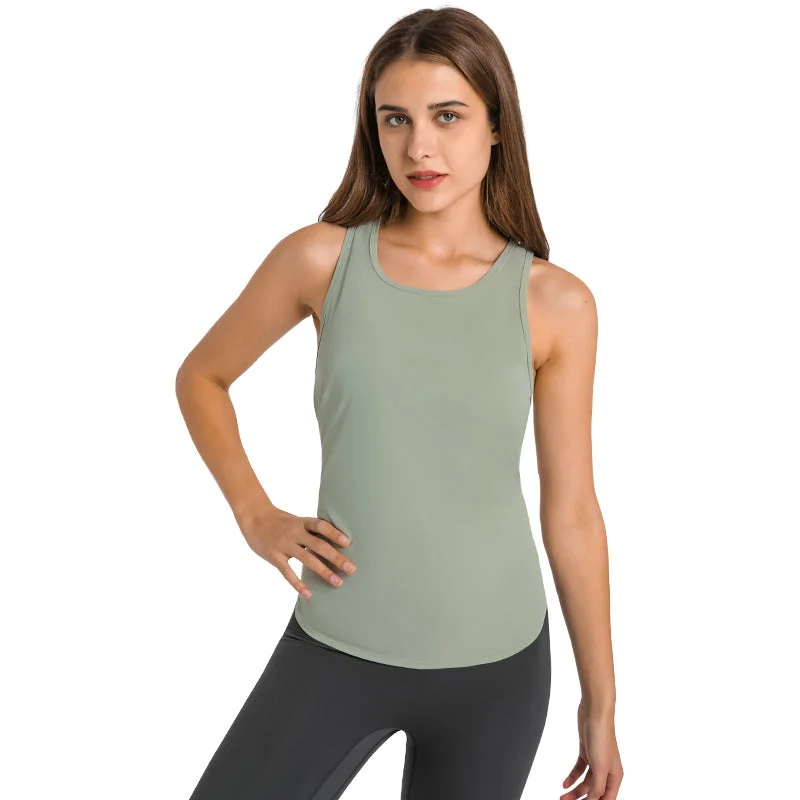 Yoga Top athleisure sport Vest Feminine Soft - Hued Look