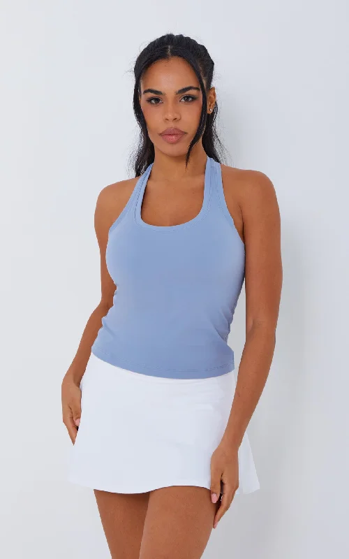 Y-Back Tank in Celestial Blue Elevate Your Wardrobe