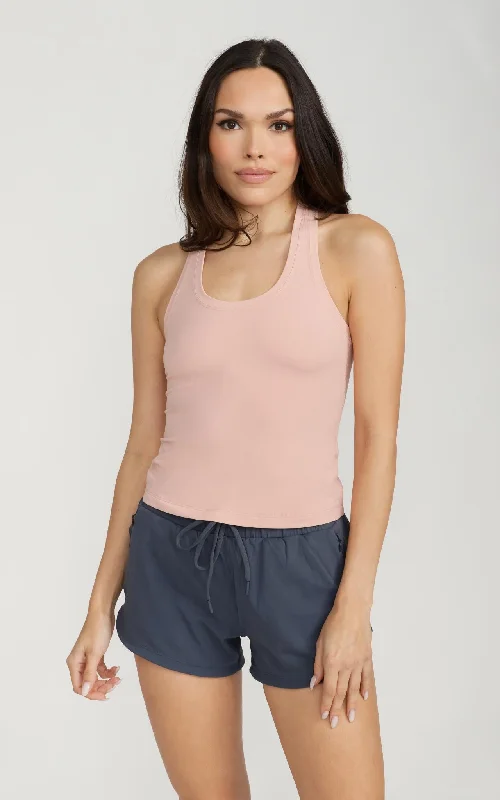 Y-Back Tank in Rose Tan Shop Sale Items