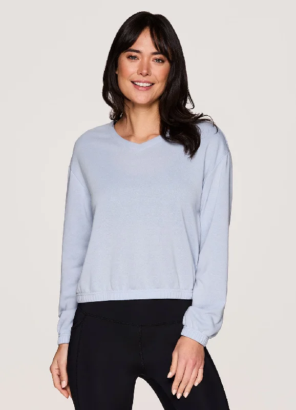 Zen Lightweight Cropped Sweatshirt Fashion Forward Style