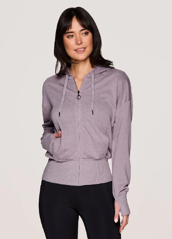 Zen Lightweight Zip Hoodie Sweatshirt Chic Outfits