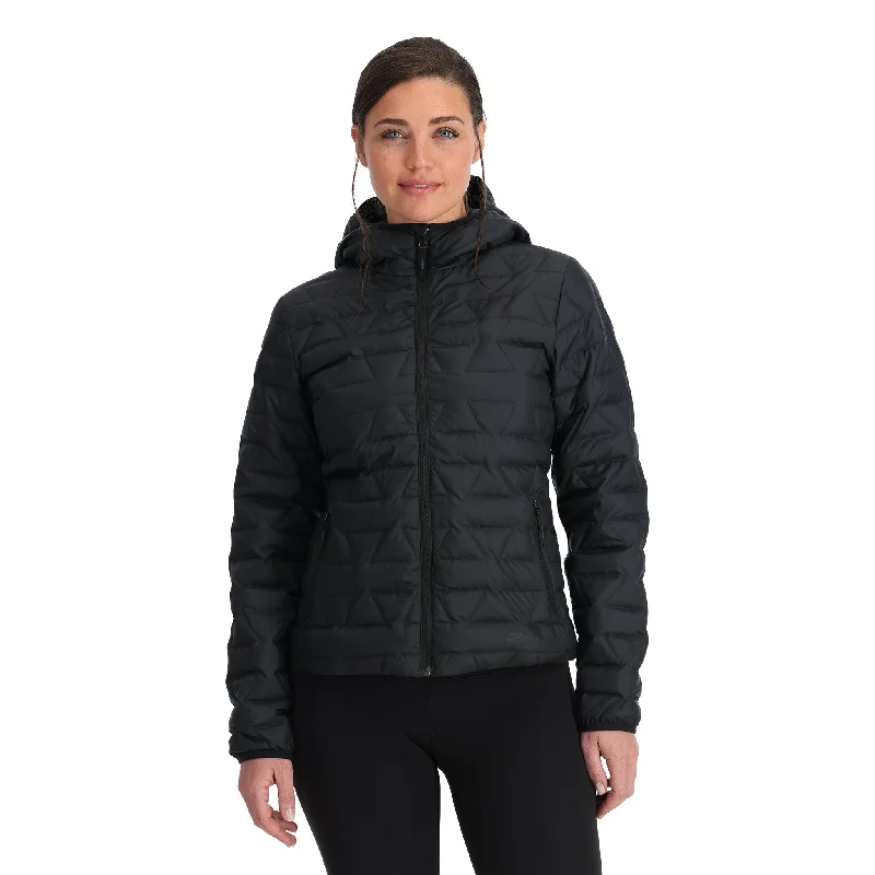 Womens Zenith Hooded - Black Season Appropriate Women's Collection