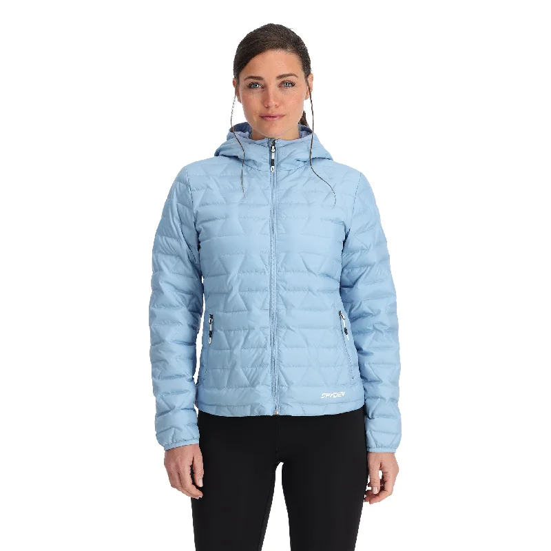 Womens Zenith Hooded - Blue Drift Effortless Comfort