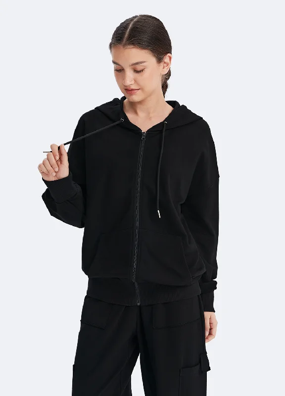 Zip Up Hoodie with Pockets Fashion Deal