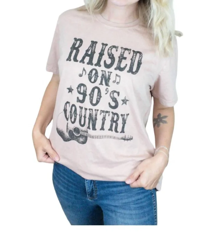 90's Country Tee In Beige Fashion Sale