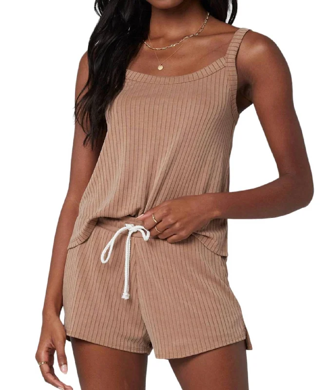 A-Line Tank Top In Chai The Good Stuff