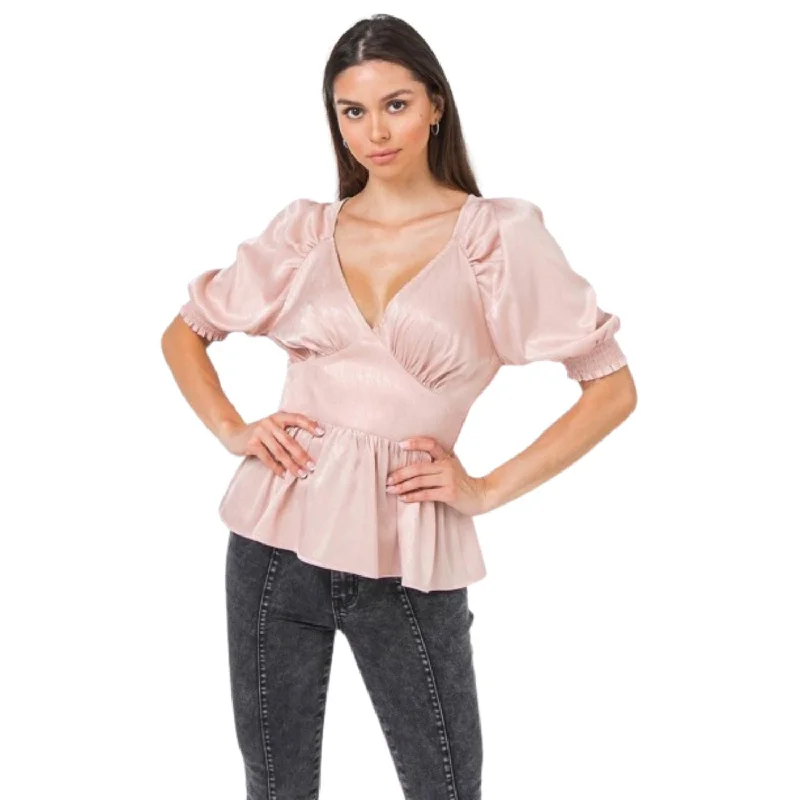 A Solid Sateen Top Exclusive Discounts