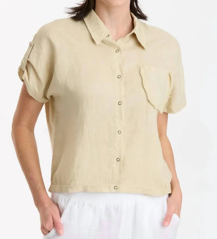 Abner Top In Gypsum Season Appropriate Women's Collection