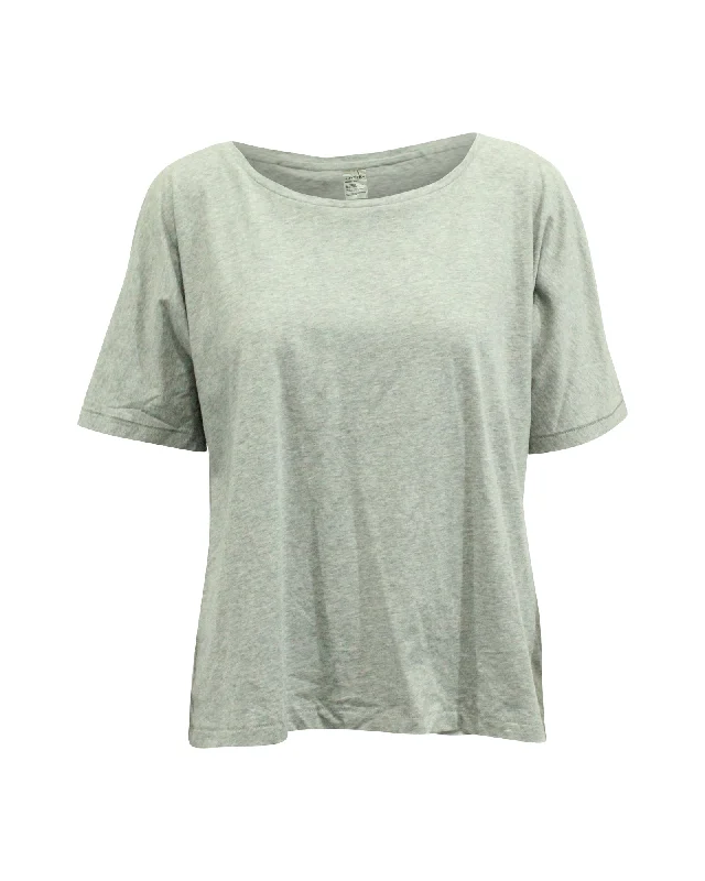 Acne Studios Nairobi C Base Tee in Grey Cotton Trend Forward Threads For Her