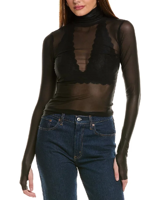 AFRM Zadie Mesh Top Vintage Inspired Fashion Sale