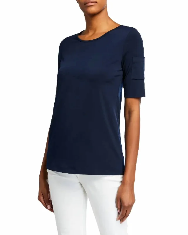 Alex Tee In Navy Sophisticated Fashion