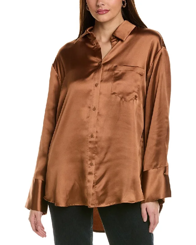 alice + olivia Finely Oversized Shirt Exclusive Sale