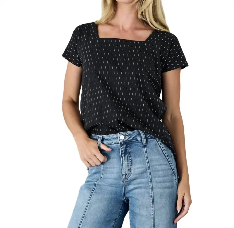 All Angles Tee In Black Beauty Embrace New Fashion