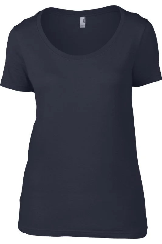 Anvil Women´s Featherweight Scoopneck T-Shirt Special Offers, Don't Miss