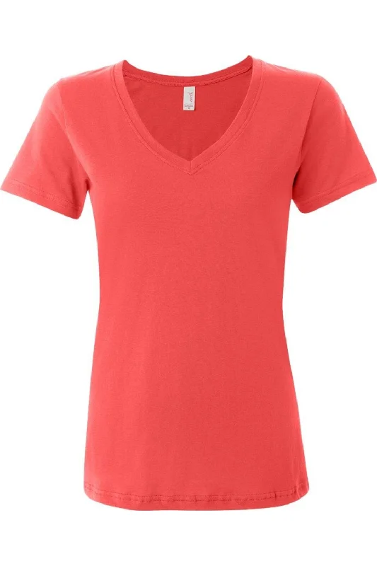 Anvil Women´s Featherweight V-Neck T-Shirt Latest Fashion