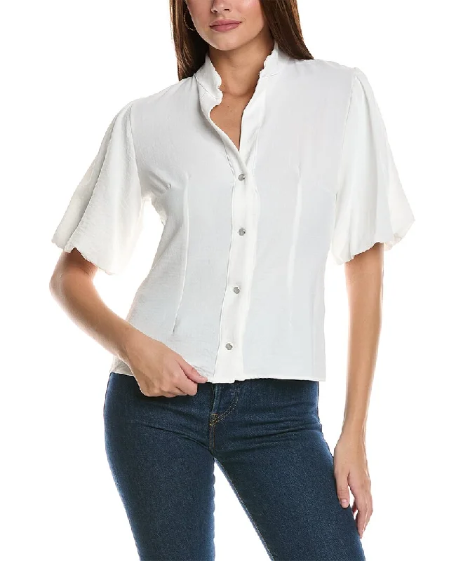 ARIELLA Bubble Sleeve Top Effortless Grace