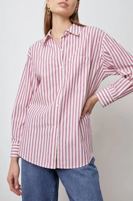 Arlo Button Down Shirt In Cali Stripe Unbeatable Prices