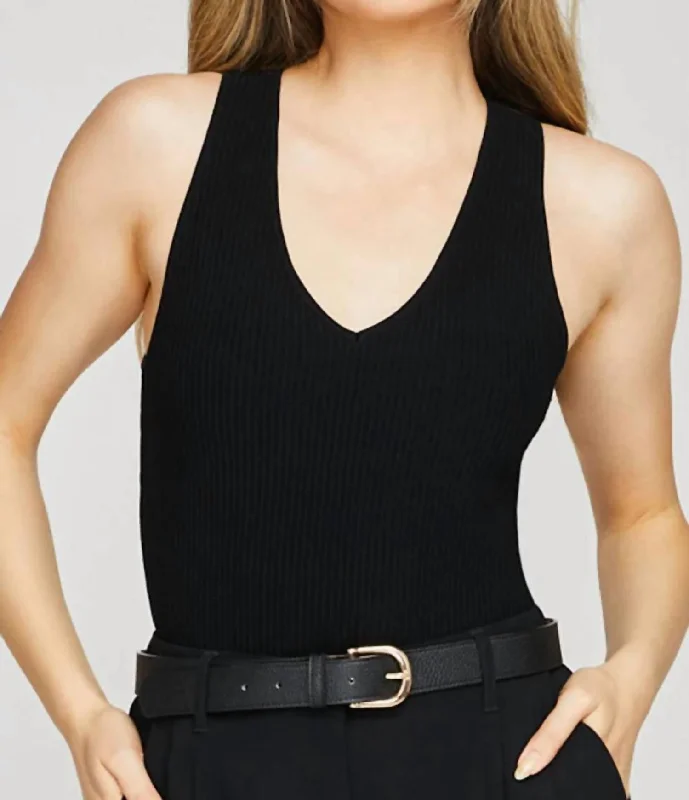 Astor Tank In Black Exclusive Discount