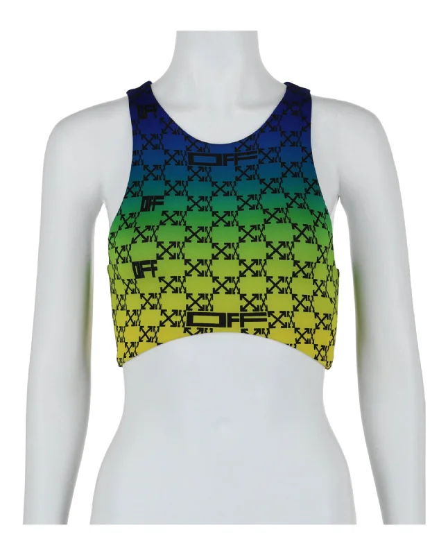 Athletic Monogram Sports Bra Trendy Women's Collection