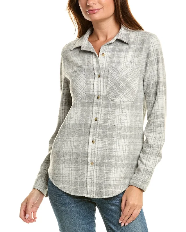 beachlunchlounge Sally Brushed Flannel Shirt New In This Season