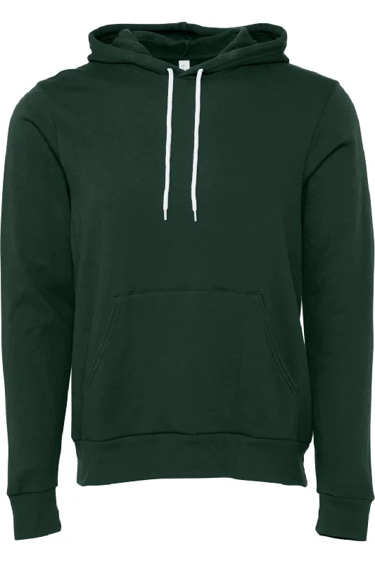 Bella + Canvas Unisex Pullover Polycotton Fleece Hooded Sweatshirt / Hoodie Quality Wear