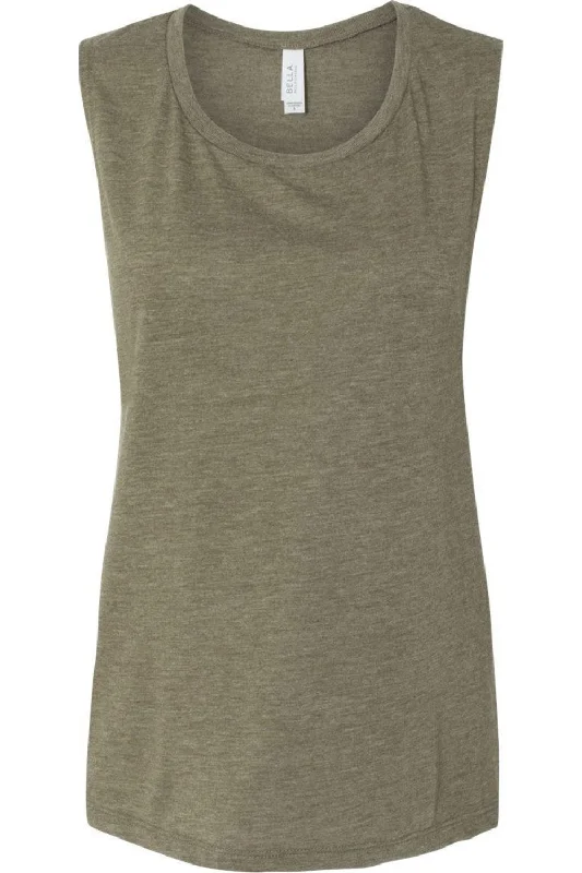 BELLA + CANVAS Women´s Flowy Scoop Muscle Tank Luxury Fashion