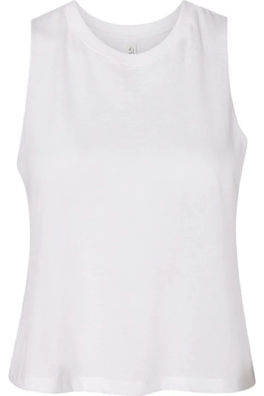 BELLA + CANVAS Women´s Racerback Crop Tank Elegant Style