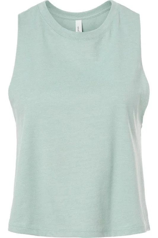 BELLA + CANVAS Women´s Racerback Crop Tank Bold Silhouette