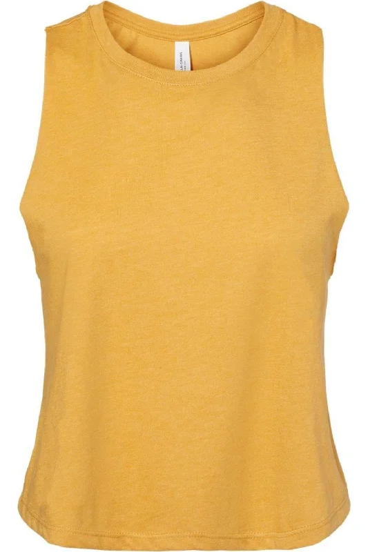 BELLA + CANVAS Women´s Racerback Crop Tank Unleash Your Trendy Side