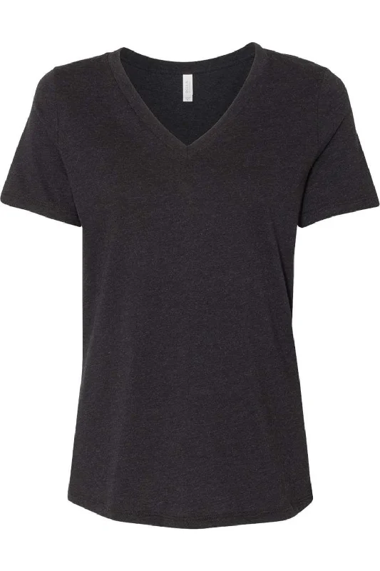 BELLA + CANVAS Women´s Relaxed Heather CVC V-Neck Tee Chic Everyday Wear