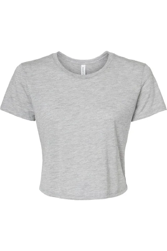 BELLA + CANVAS Womens Flowy Crop Tee Sleek Design