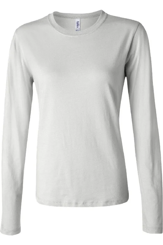 BELLA + CANVAS Womens Jersey Long Sleeve Tee Embrace New Fashion