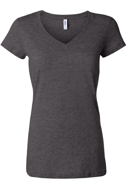 BELLA + CANVAS Womens Jersey V-Neck Tee Spring Fashion