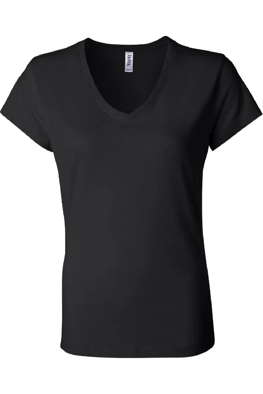 BELLA + CANVAS Womens Jersey V-Neck Tee Fashion Deal