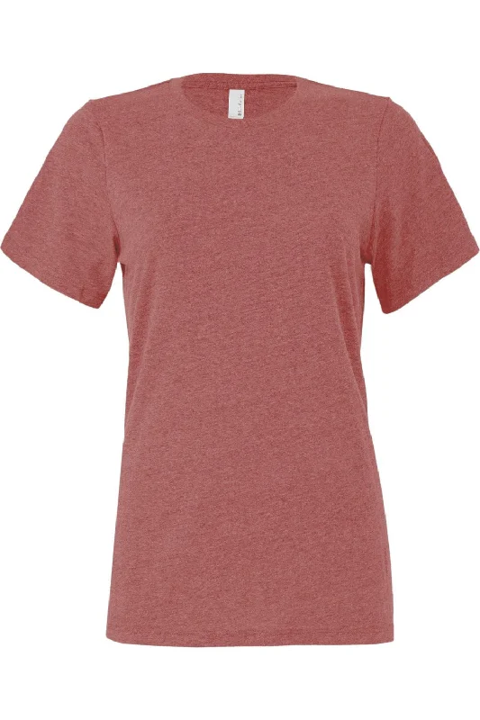 Bella + Canvas Womens/Ladies Heather Jersey Relaxed Fit T-Shirt Holiday Attire Sale