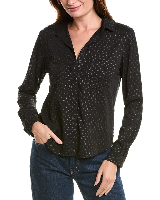 Bella Dahl Foil Button Down Shirt Chic & Cozy Apparel